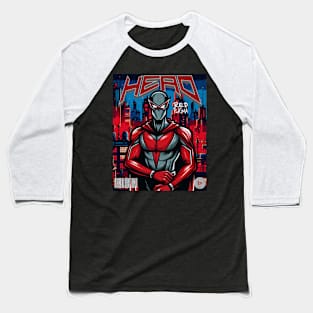 Hero Red Plasma Baseball T-Shirt